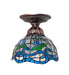 Meyda Tiffany - 276108 - One Light Flushmount - Roseborder