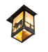 Meyda Tiffany - 40988 - One Light Wall Sconce - Seneca - Craftsman Brown