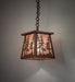 Meyda Tiffany - 66415 - One Light Mini Pendant - Stillwater - Rust