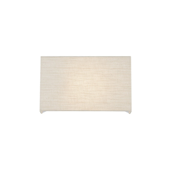 Justice Designs - FAB-5655-CREM - One Light Wall Sconce - Textile