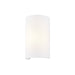 Justice Designs - FAB-5945-WHTE - One Light Wall Sconce - Textile