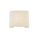 Justice Designs - FAB-8855-CREM - One Light Wall Sconce - Textile