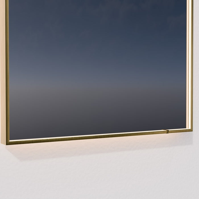Quorum - 3-0106-55 - LED Mirror - Avior - Brushed Brass