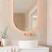 Quorum - 3-1401-55 - LED Mirror - Argo - Brushed Brass