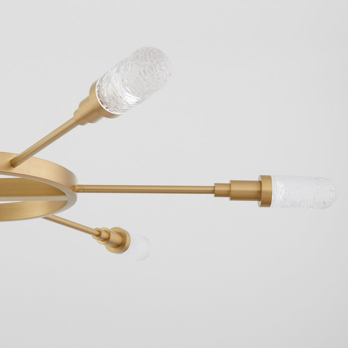 Quorum - 3-6118-40 - LED Chandelier - Sperano - Aged Brass