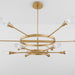 Quorum - 3-6119-40 - LED Chandelier - Sperano - Aged Brass