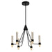 Quorum - 3-6713-15 - LED Chandelier - Ethos - Black