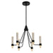 Oxygen - 3-6713-15 - LED Chandelier - Ethos - Black