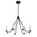 Quorum - 3-6714-15 - LED Chandelier - Ethos - Black