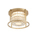 Oxygen - 3-675-40 - LED Ceiling Mount - Elan - Aged Brass