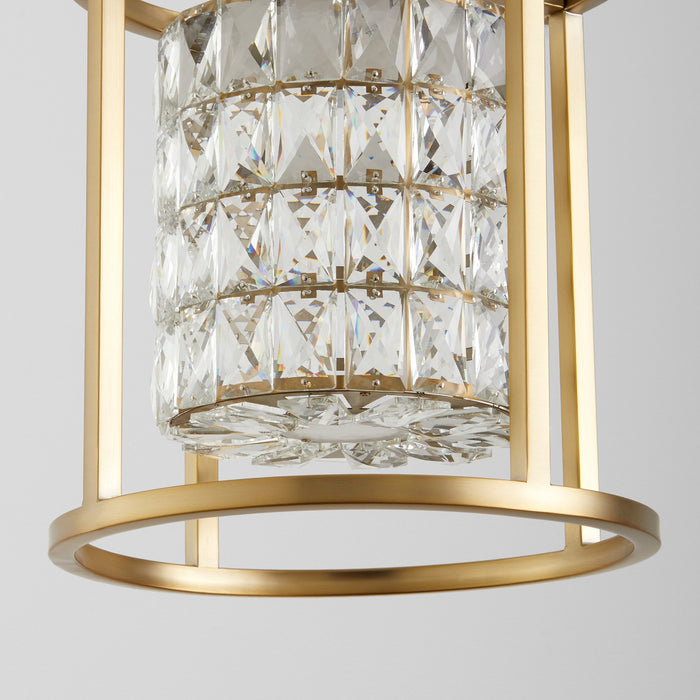 Quorum - 3-877-40 - LED Pendant - Élan - Aged Brass