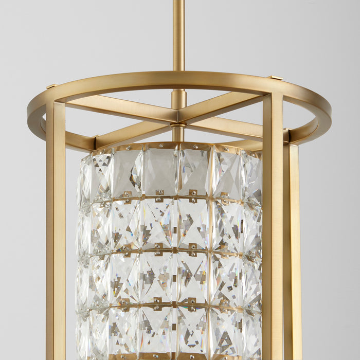 Quorum - 3-877-40 - LED Pendant - Élan - Aged Brass
