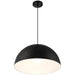 Access - 23768-MBL - One Light Pendant - Huck - Matte Black