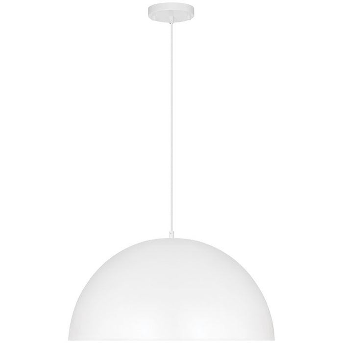 Access - 23768-MWH - One Light Pendant - Huck - Matte White