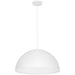 Access - 23768-MWH - One Light Pendant - Huck - Matte White