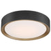 Access - 49970LEDDLP-MBL/ACR - LED Flush Mount - Malaga - Matte Black