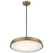 Access - 50977LEDDCS-BG/WHT - LED Pendant - Tallinn - Brushed Gold