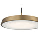 Access - 50977LEDDCS-BG/WHT - LED Pendant - Tallinn - Brushed Gold