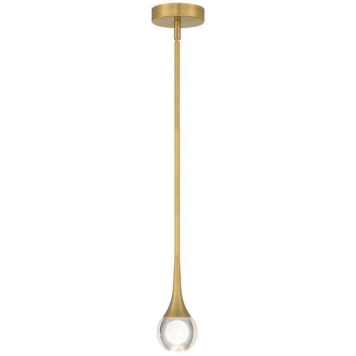 Access - 62115LEDDCS-ABB/CRY - LED Pendant - Georgia - Antique Brushed Brass