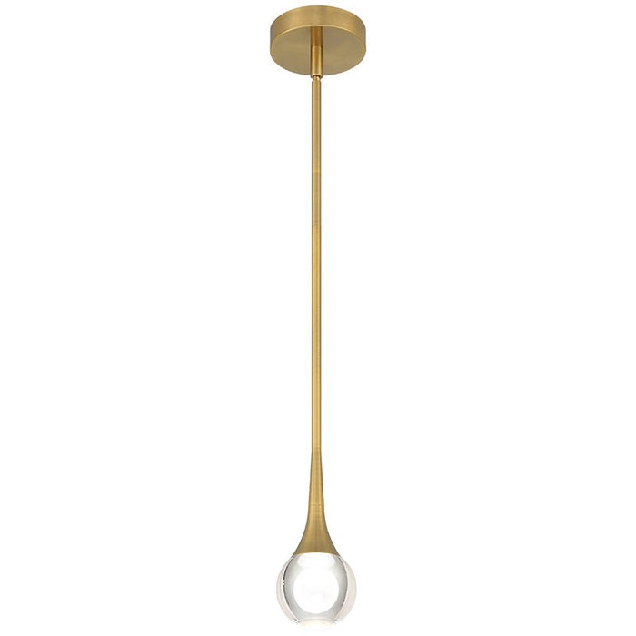 Access - 62115LEDDCS-ABB/CRY - LED Pendant - Georgia - Antique Brushed Brass