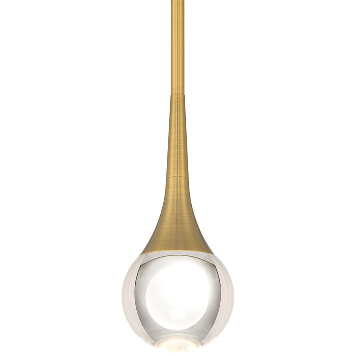 Access - 62115LEDDCS-ABB/CRY - LED Pendant - Georgia - Antique Brushed Brass