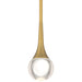 Access - 62115LEDDCS-ABB/CRY - LED Pendant - Georgia - Antique Brushed Brass