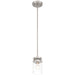 Access - 63080-BS/CLR - One Light Pendant - Shelby - Brushed Steel