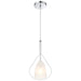 Access - 63088-CH/CFR - One Light Pendant - Ray - Chrome