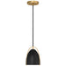 Access - 63136-MBL - One Light Pendant - Axel - Matte Black