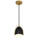 Access - 63136-MBL - One Light Pendant - Axel - Matte Black