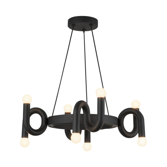 Alora - CH420823MB - Eight Light Chandelier - Sadie - Matte Black