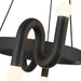 Alora - CH420823MB - Eight Light Chandelier - Sadie - Matte Black