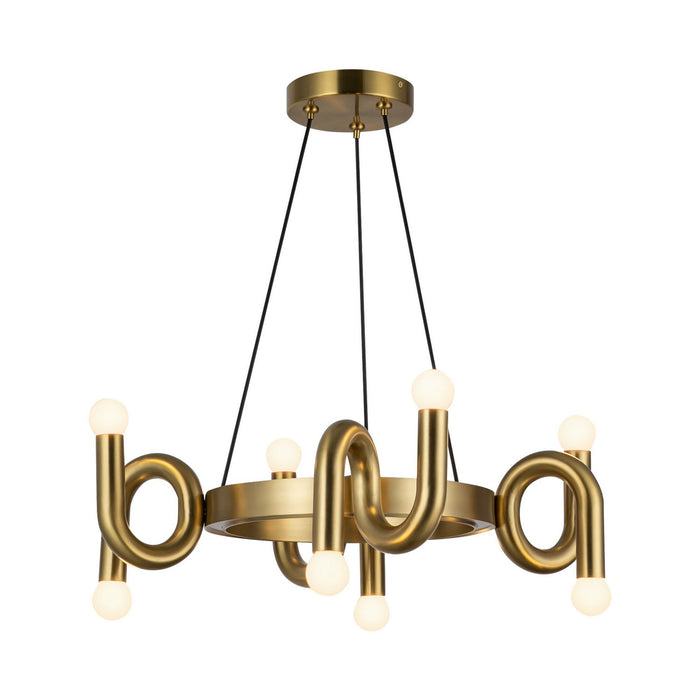 Alora - CH420823BG - Eight Light Chandelier - Sadie - Brushed Gold