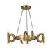 Alora - CH420823BG - Eight Light Chandelier - Sadie - Brushed Gold