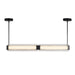Alora - LP374247UBCR-UNV - LED Linear Pendant - Alai - Urban Bronze/Ribbed Glass