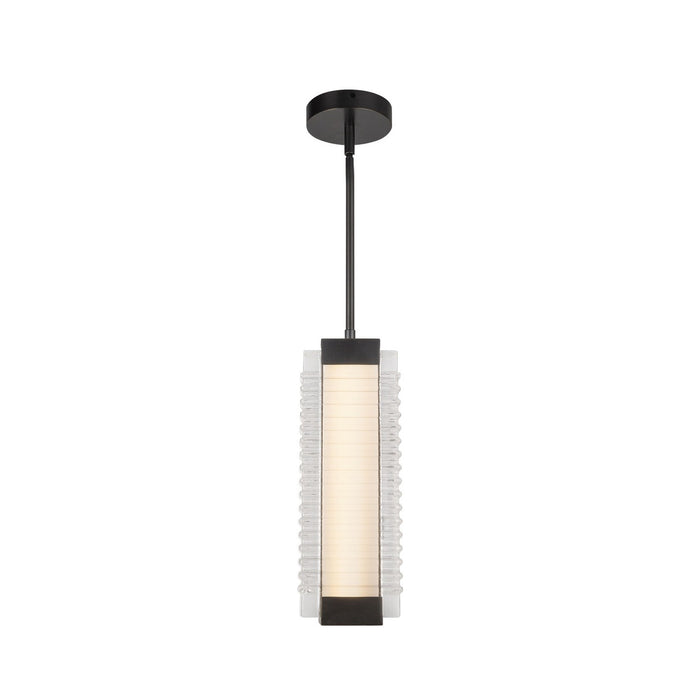 Alora - PD374316UBCR-UNV - LED Pendant - Alai - Urban Bronze/Ribbed Glass