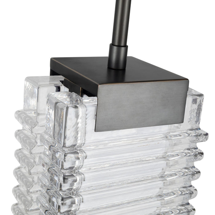 Alora - PD374316UBCR-UNV - LED Pendant - Alai - Urban Bronze/Ribbed Glass