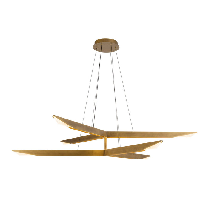 Kuzco Lighting - CH64242-VB-UNV-010 - LED Chandelier - Tachi - Vintage Brass