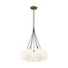 Kuzco Lighting - CH3117-BG/OP - LED Chandelier - Bolla - Brushed Gold/Opal Glass
