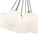 Kuzco Lighting - CH3117-BG/OP - LED Chandelier - Bolla - Brushed Gold/Opal Glass