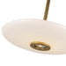 Kuzco Lighting - PD37018-VB/GO-3WCCT-UNV - LED Pendant - Kyoto - Vintage Brass/Glossy Opal Glass