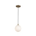 Kuzco Lighting - PD3106-BG/OP - LED Pendant - Bolla - Brushed Gold/Opal Glass