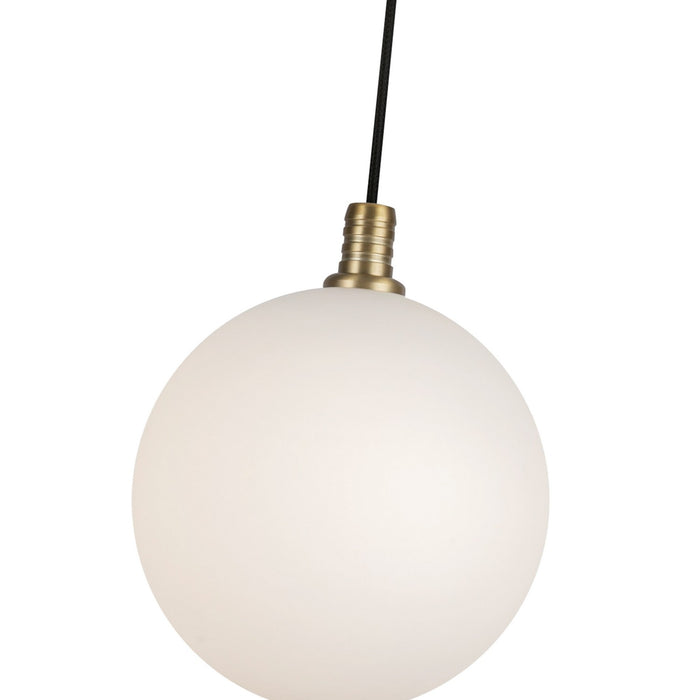 Kuzco Lighting - PD3106-BG/OP - LED Pendant - Bolla - Brushed Gold/Opal Glass