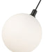 Kuzco Lighting - PD3106-BK/OP - LED Pendant - Bolla - Black/Opal Glass