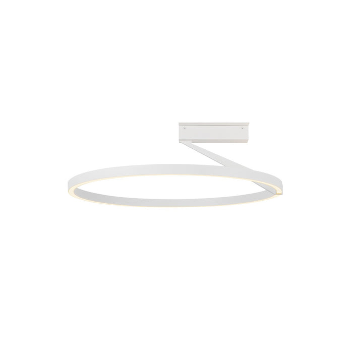 Kuzco Lighting - SF27724-WH-3WCCT-UNV - LED Semi-Flush Mount - Roda - White