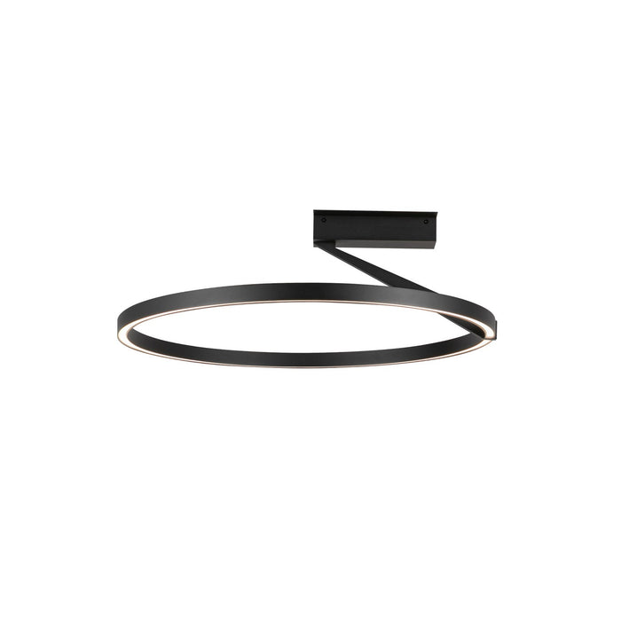 Kuzco Lighting - SF27724-BK-3WCCT-UNV - LED Semi-Flush Mount - Roda - Black