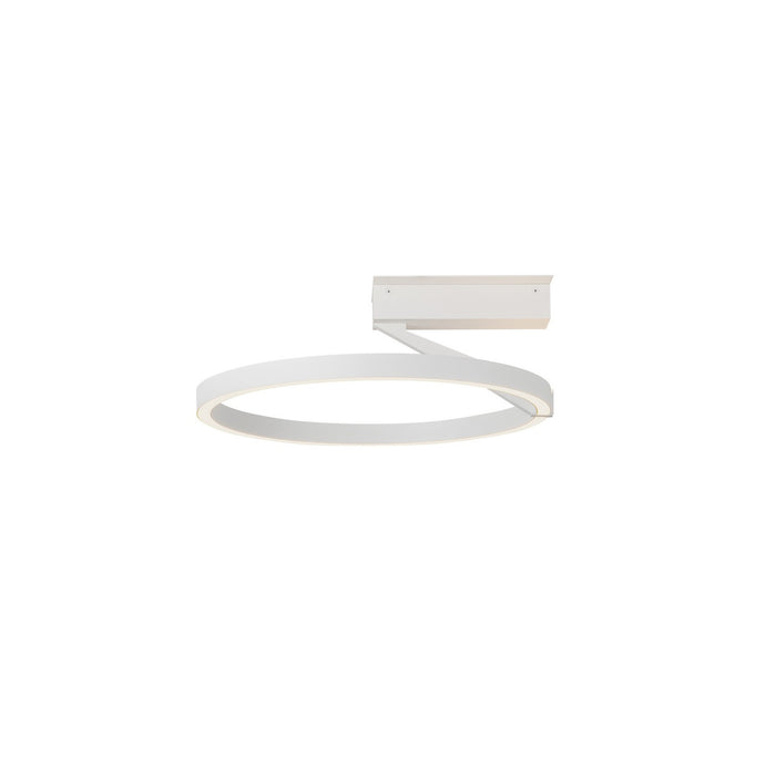 Kuzco Lighting - SF27716-WH-3WCCT-UNV - LED Semi-Flush Mount - Roda - White