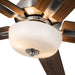 Kuzco Lighting - CF78752-BN-LKW - 52 Inch Ceiling Fan - Erikson - Brushed Nickel