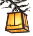 Meyda Tiffany - 270103 - Four Light Chandelier - Pine Branch - Textured Black