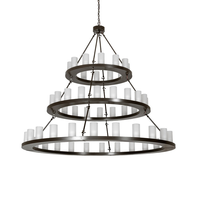 Meyda Tiffany - 272412 - LED Chandelier - Loxley - Timeless Bronze